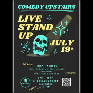 Comedy Upstairs - 19th July - Mike Hendry
