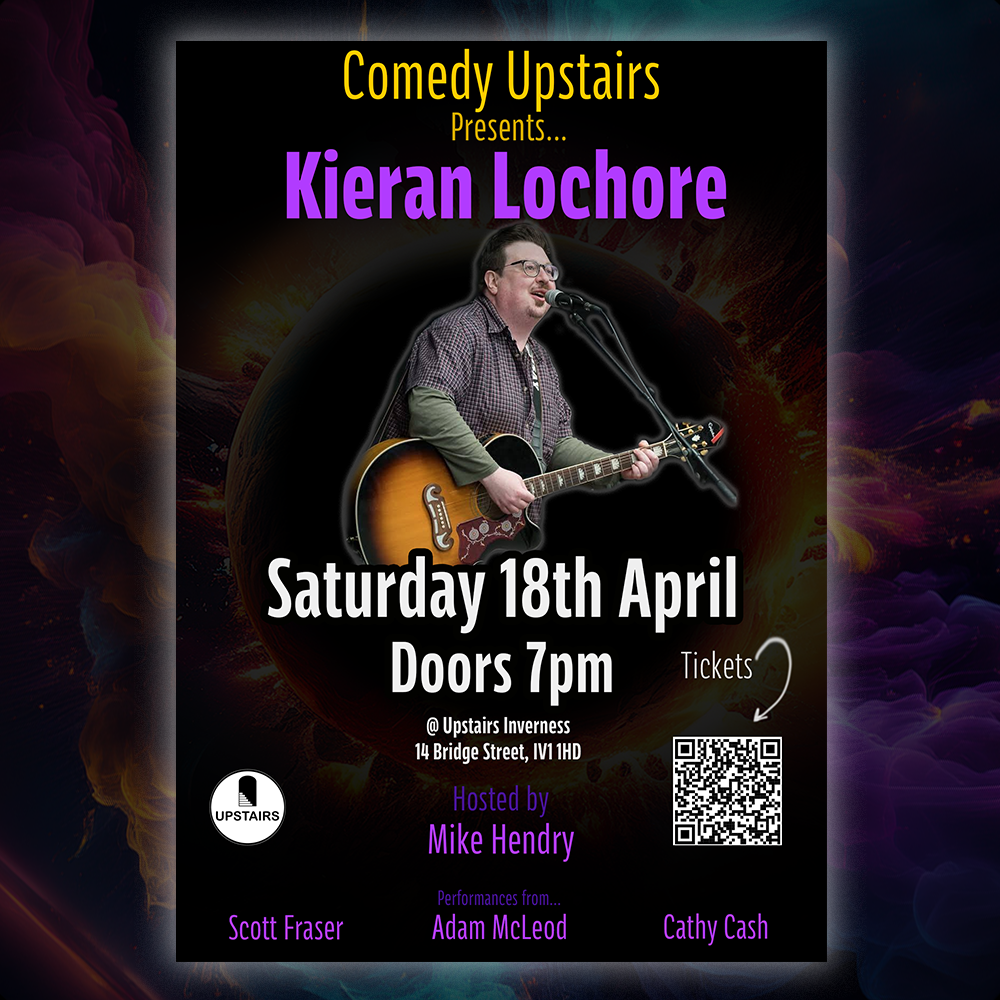 Comedy Upstairs with Kieran Lochore - 18th April