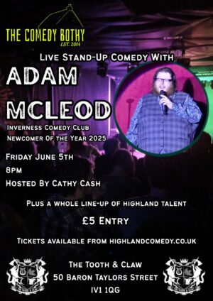 Adam McLeod - The Comedy Bothy - 5th June