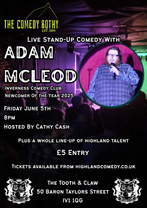 Adam McLeod - The Comedy Bothy - 5th June