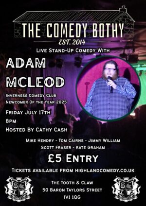 Adam McLeod - The Comedy Bothy - 5th June